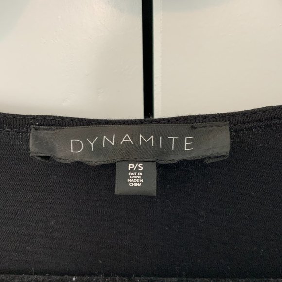 Dynamite V Neck Body Con Dress with Twisted Front - Picture 5 of 6